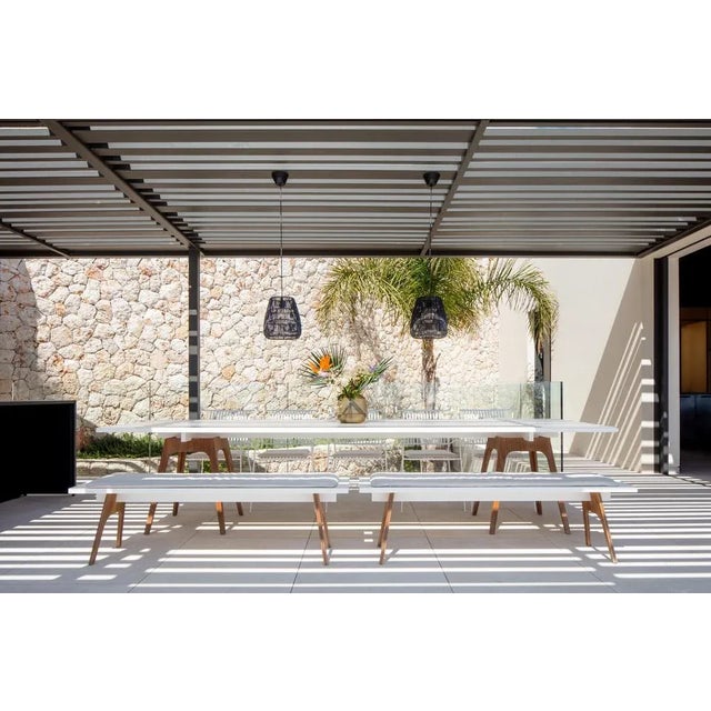 Not Yet Made - Made To Order Marina White Dining Table by Cools Collection For Sale - Image 5 of 8