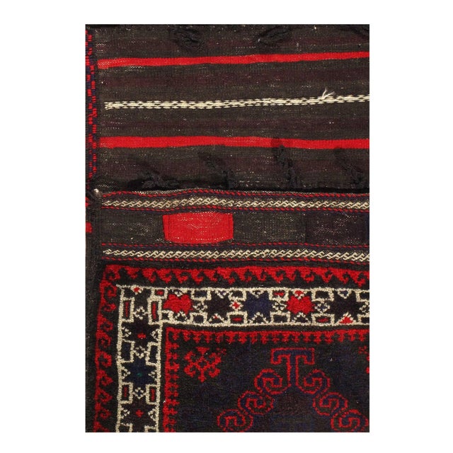 Semi-Vintage Persian Shiraz saddle bag Handmade Hand-woven. Lamb's Wool on a Wool Foundation. Very Fine Hand-Spun Wool...