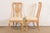 Drexel Heritage Queen Anne Carved Oak and Burl Wood Dining Chairs, Set of Ten For Sale - Image 9 of 12