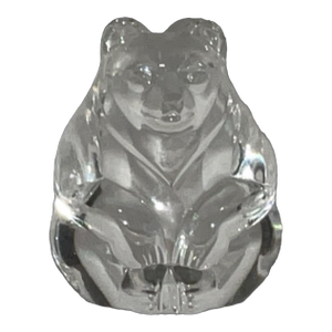 Steuben Crystal Bear - Signed