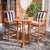 The hottest rooftop bars in Palm Springs inspired this 3 piece bistro set. Crafted in a warm natural finish, its...