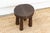 1950s Earthy Hand-Hewn Wood Stool For Sale - Image 5 of 7
