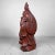 Maroon Wooden Hotei Buddha Temple Statue, Japan, 1930s For Sale - Image 8 of 13