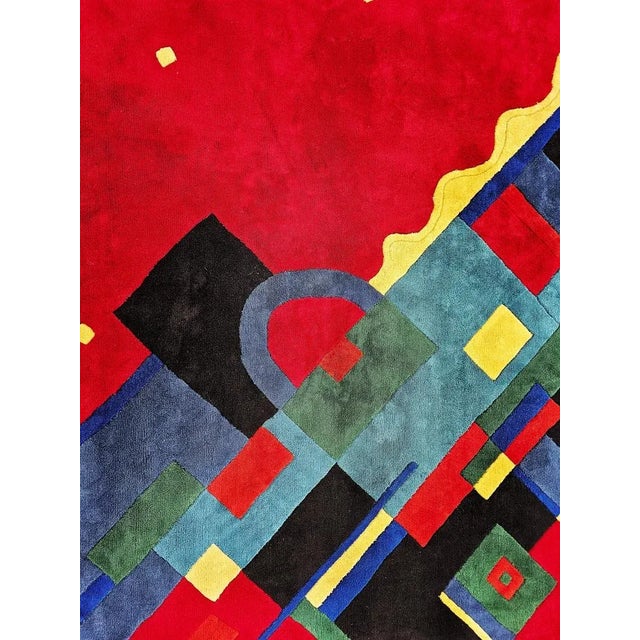 Vintage Italian Rug, 1990s For Sale - Image 9 of 11