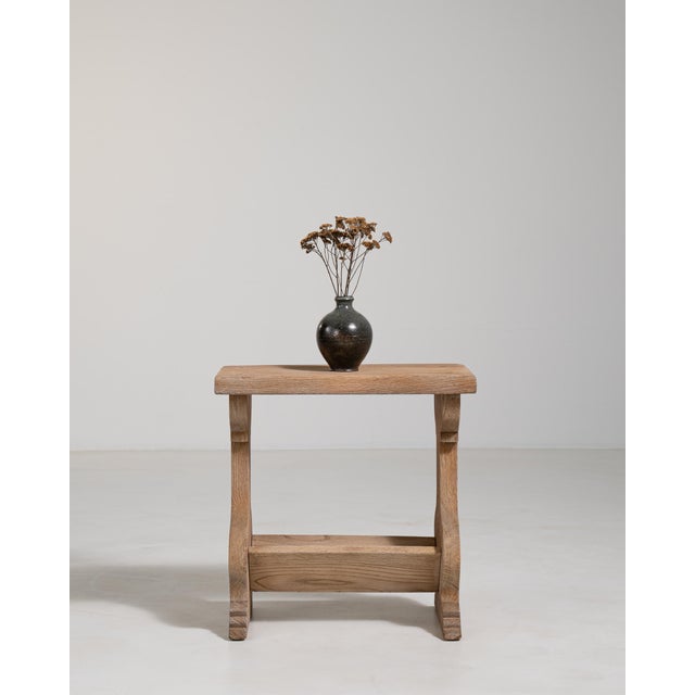 Oak Side Table, Antique, France, Circa 1970 For Sale - Image 12 of 12