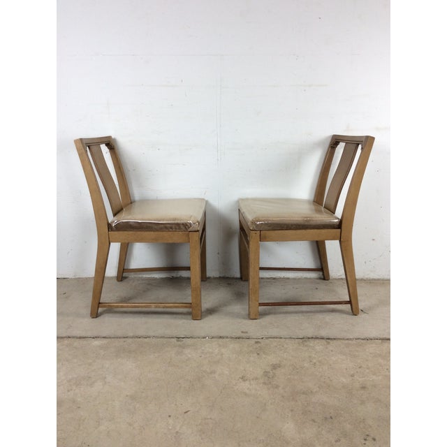 Set of 6 Mid Century Modern Dining Chairs With Limed Walnut Finish For Sale - Image 14 of 18