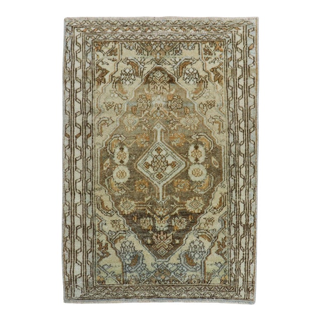 Zabihi Collection Persian Malayer Mini Rug For Sale