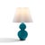 Port 68 Lakewood Double Gourd Mini Lamp, Crackled Turquoise For Sale - Image 4 of 4