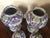 1765 Polychrome Delft Tin Glaze Faience Pottery Covered Baluster Urns - a Pair For Sale - Image 10 of 11