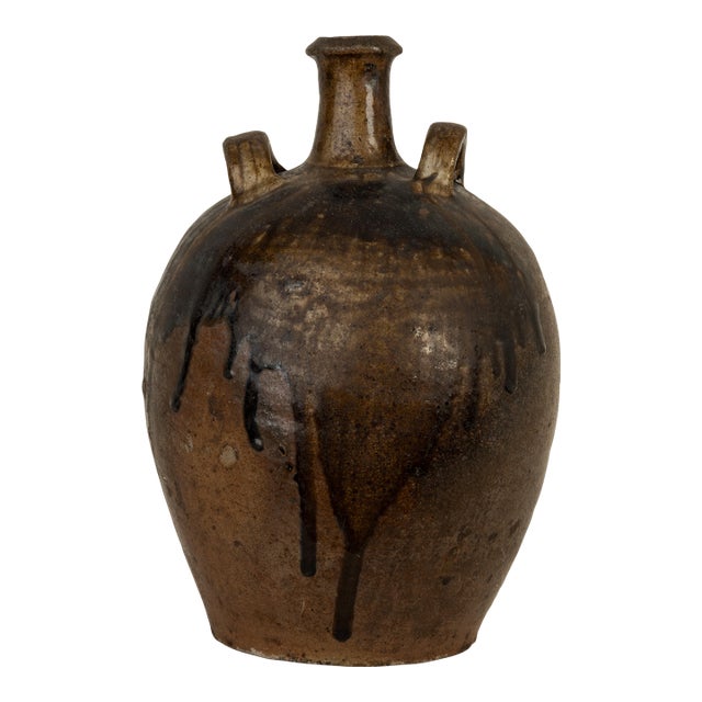 19th Century French Provincial Stoneware Jug For Sale