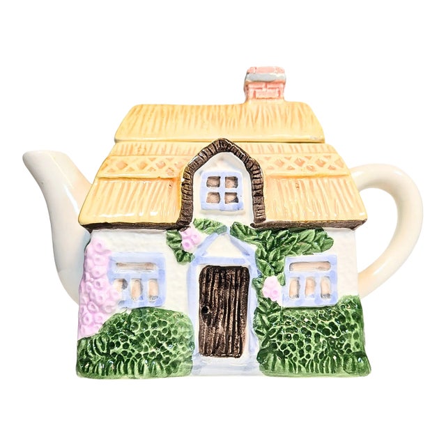 Thatched Cottage Teapot For Sale