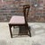 Four Dining Chairs W Purple Fabric For Sale - Image 4 of 7