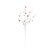 Add a magical touch to your holiday decor with this Glittered Sleigh Bell Berry Twig Spray. Featuring festive red and...
