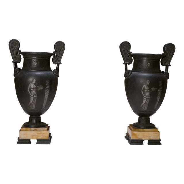 19th Century Classical Revival Vases, Set of 2 For Sale