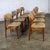 Handsome vintage Scandinavian Modern teak Model 49 dining chairs designed by Erik Buch for O.D. Mobler under Domus Danica...
