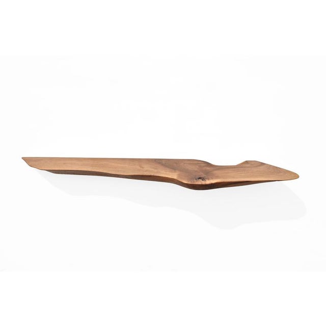 Gold W2393 Wall Hanging Shelf in Walnut Wood by Jörg Pietschmann For Sale - Image 8 of 10