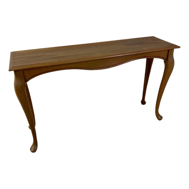 Late 20th Century Queen Anne Sofa Table For Sale