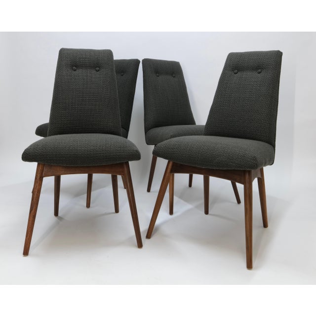 Mid 20th Century Dining Room Chairs Attributed to Adrian Pearsall For Sale In Oklahoma City - Image 6 of 12