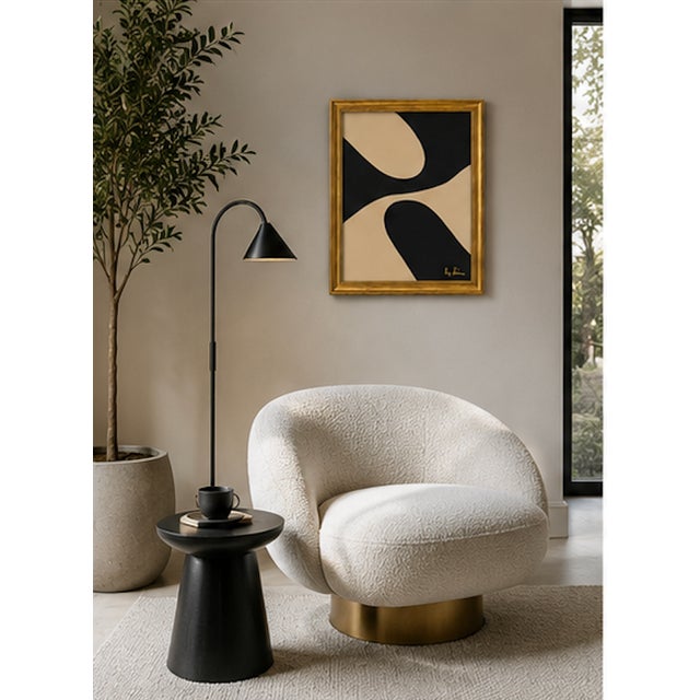 Organic Rhythm — Mid-Century Inspired Abstract by Bryan Boomershine, Framed For Sale In Palm Springs - Image 6 of 7