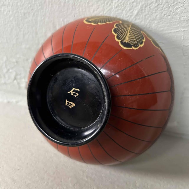 Shōwa Period Wajima-Nuri Owan Serving Bowls, Japan, 1970s, Set of 10 For Sale - Image 9 of 18