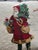 Farmhouse Vintage Needlepoint Christmas Santa Claus St. Nicholas Pillow For Sale - Image 3 of 4