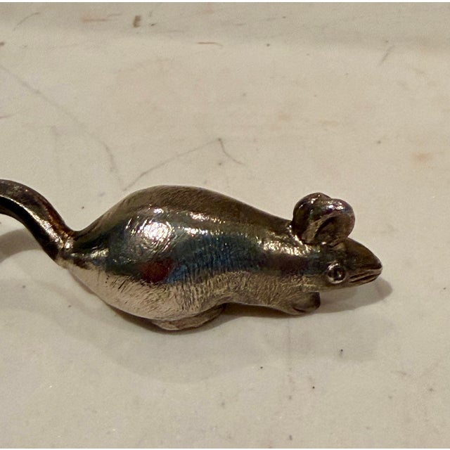 Figurative Michael Aram Mouse Cheese Knife For Sale - Image 3 of 10