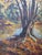1971 Grace Jorgensen Landscape "Forest at Sunset" For Sale - Image 11 of 11