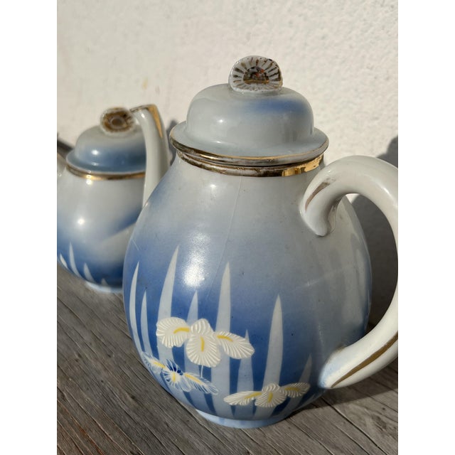 Ceramic Vintage Japanese Tea Set, 1960s, Set of 3 For Sale - Image 7 of 9