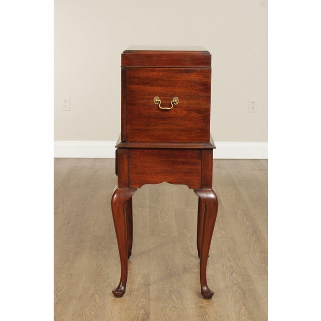 Henkel Harris Queen Anne Style Mahogany Silver Chest For Sale - Image 11 of 14