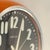 Plastic Space Age Orange Wall Clock by Milvox, 1970s For Sale - Image 7 of 13