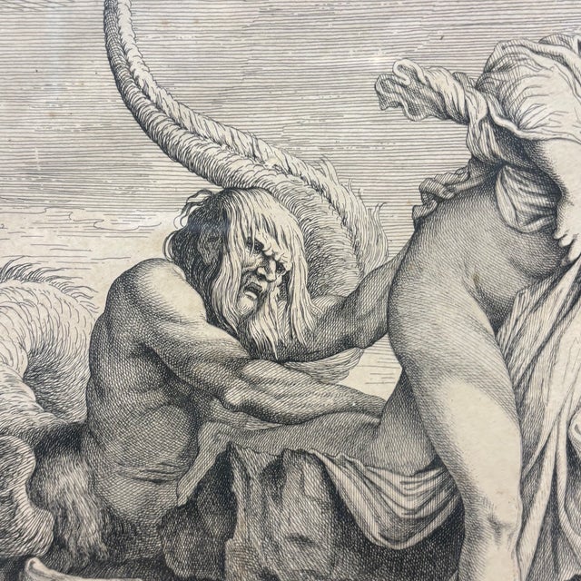 Hamlet Winstanley, Depicting the Myth of Glaucus and Scylla, 1720s, Engraving For Sale - Image 10 of 15