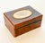 Mid Century Austrian Burlwood Box With Embroidered Insert For Sale - Image 10 of 13