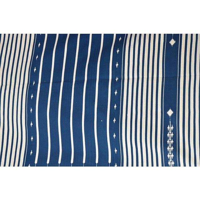 Casa Cosima Yarrow Rug, 10x14, Navy Blue & White For Sale - Image 4 of 5