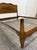 Early 20th Century Vintage Full Size French Provincial Solid Oak Bed For Sale - Image 5 of 15