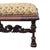 Antique 19th C. French Walnut Upholstered Bench –Hand Carved, Restored & Quality For Sale - Image 14 of 16