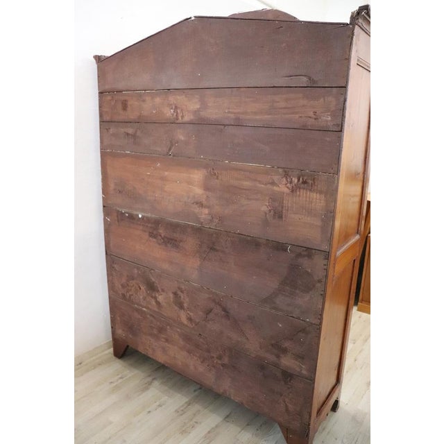 Antique Poplar Wardrobe, Early 18th Century For Sale - Image 7 of 17