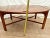 Wood Vintage Heritage Henredon Butler's Tray Oval Cocktail Table Flame Mahogany For Sale - Image 7 of 15