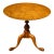 Vintage Queen Anne Style Birds Eye Maple Tea Table For Sale