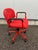 Red Swivel Desk Chair from Steelcase, 1980s For Sale - Image 8 of 8