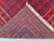 Good Quality Red and Navy Mushwani Andkhoy Hand-Woven Wool Rug - 6'8" X 10' For Sale - Image 10 of 12