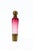 An elegant cylindrical perfume bottle (or salt bottle), crafted from multilayered art glass with refined gold decorations...