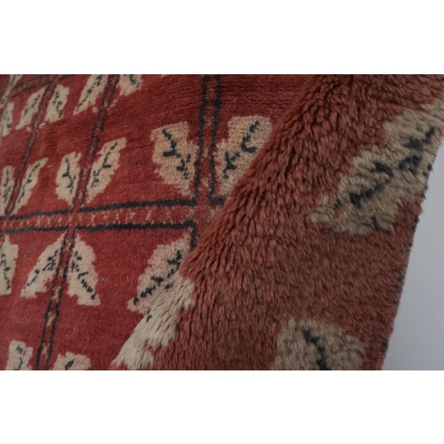 Vintage Red Turkish Karapinar Rug 4'8'' X 6'10'' For Sale - Image 11 of 13