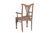 Farmhouse Vintage Anglo-Indian Teakwood Armchair For Sale - Image 3 of 3