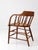 Brown Antique Cane Seat Captain's Chair For Sale - Image 8 of 15