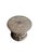 Monumental Cast Bronze Rain Drum Side Table Sculptural Patinated Finish For Sale - Image 9 of 9