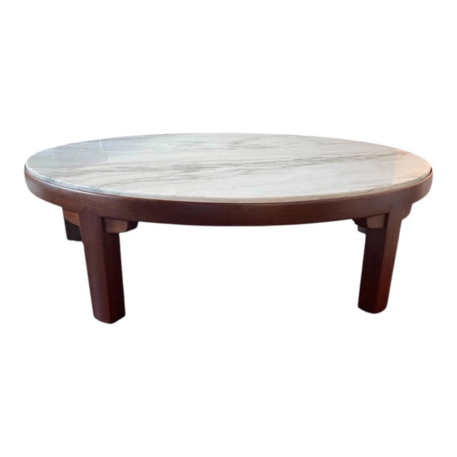 Edward Wormley for Dunbar Marble Top Coffee Table For Sale