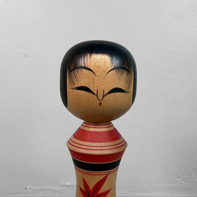 Japanese Kokeshi by Moriharu Kitayama, 1980 For Sale - Image 4 of 12