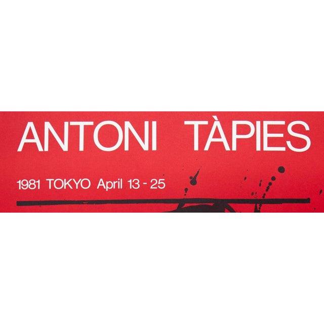 Tokyo Poster after Antoni Tapies For Sale - Image 4 of 6