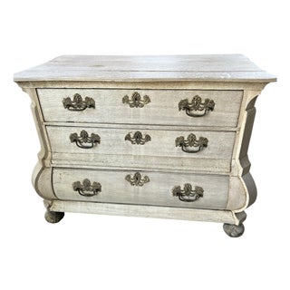 19th Century Bleached Oak Dutch Bombay Chest of Drawers / Commode For Sale