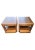 Glass 1970s Ming Style One Drawer Side Tables With Protective Glass Tops, a Pair For Sale - Image 7 of 11